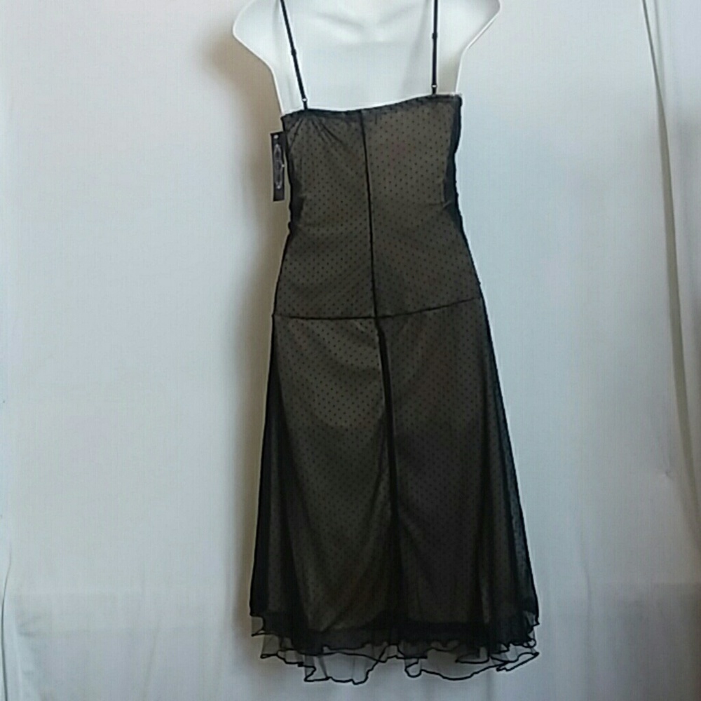 Trixxi Clothing Company] Polka Dot Black Dress Size Medium - Picture 2 of 9